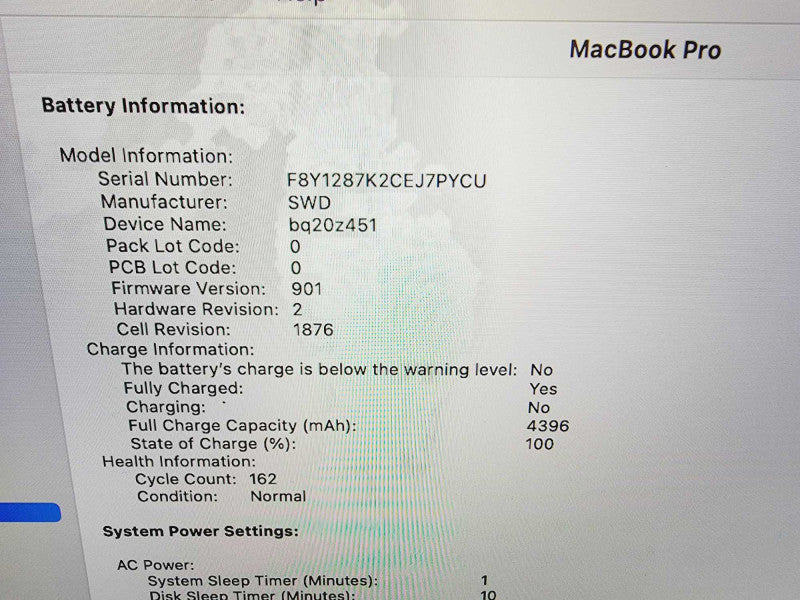 Apple Macbook Pro 2020 13\\" 4-Core i5-1038NG7 @ 2.0GHz 16GB DDR4 512GB SSD (