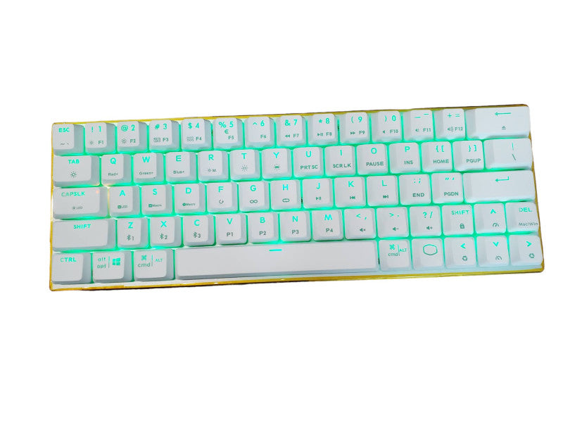 Cooler Master SK622 (White) Wired RGB 60% Key Gaming Keyboard @