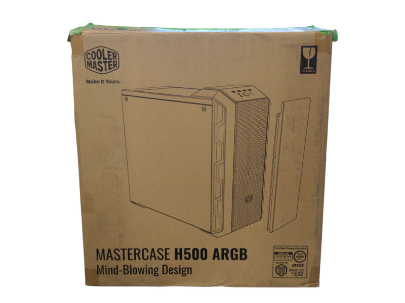 Cooler Master MasterCase H500 ATX Mid-Tower Tempered Glass Side Panel