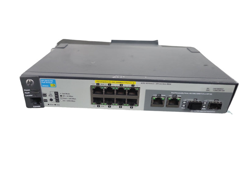 J9562A HP Aruba 2915 8G PoE Switch !