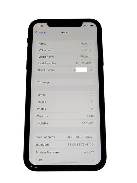 Apple iPhone 11 64GB unlocked phone _