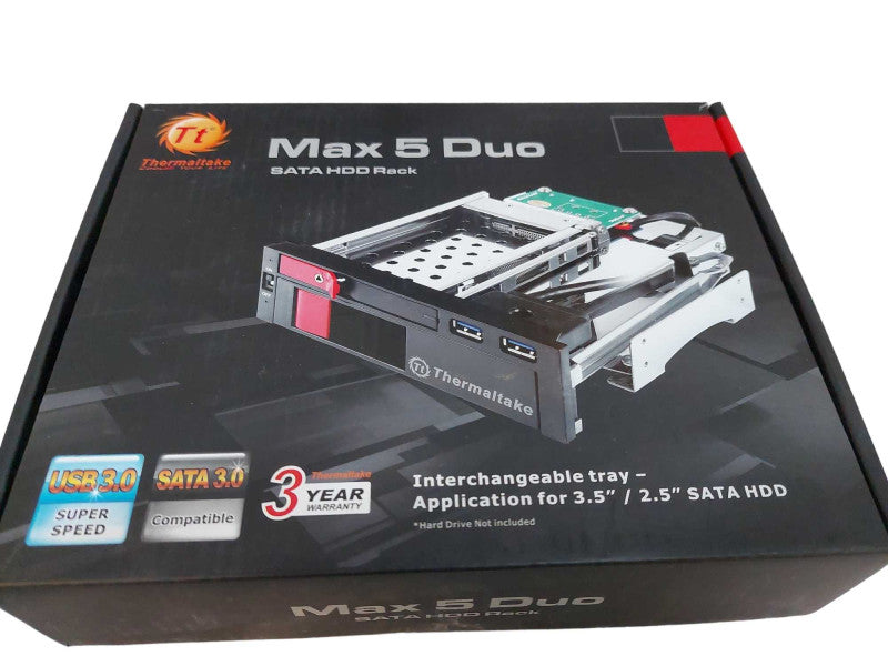 Thermaltake Max 5 Duo Sata HDD Rack Interchangeable Tray 3.5\\" & 2.5\\" =