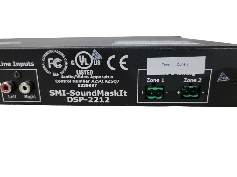 AtlasIED SMI-SoundMaskit DSP2212 Digital Networkable, Sound Masking Processor