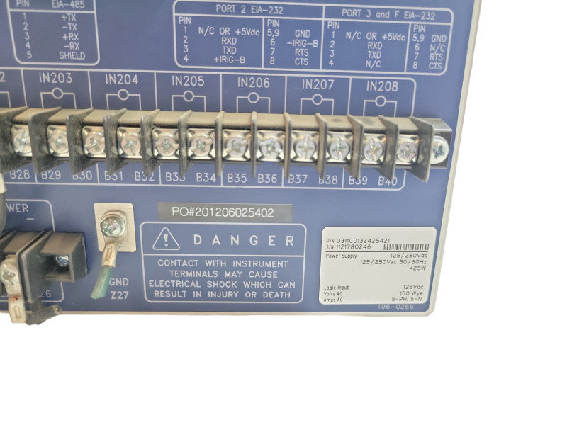 SCHWEITZER SEL-311C PROTECTION AND AUTOMATION SYSTEM %