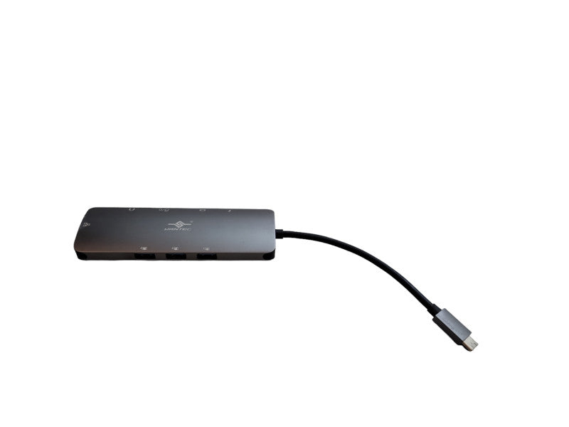Vantec Link USB C Multi-Function Hub With 100W Power Pass Through Delivery %