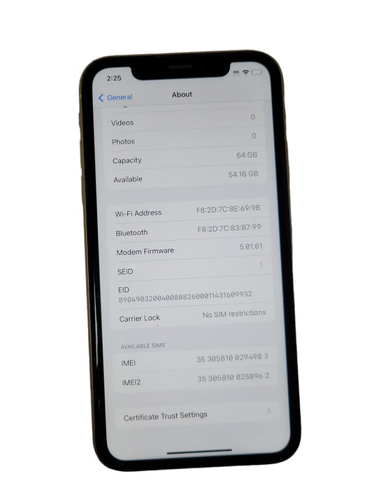 Apple iPhone XR 64GB unlocked phone _