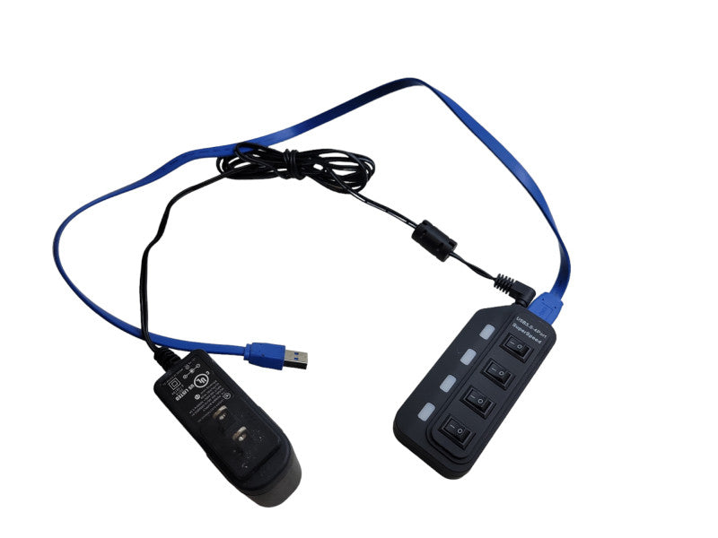 4-Port USB3 SuperSpeed powered Hub %