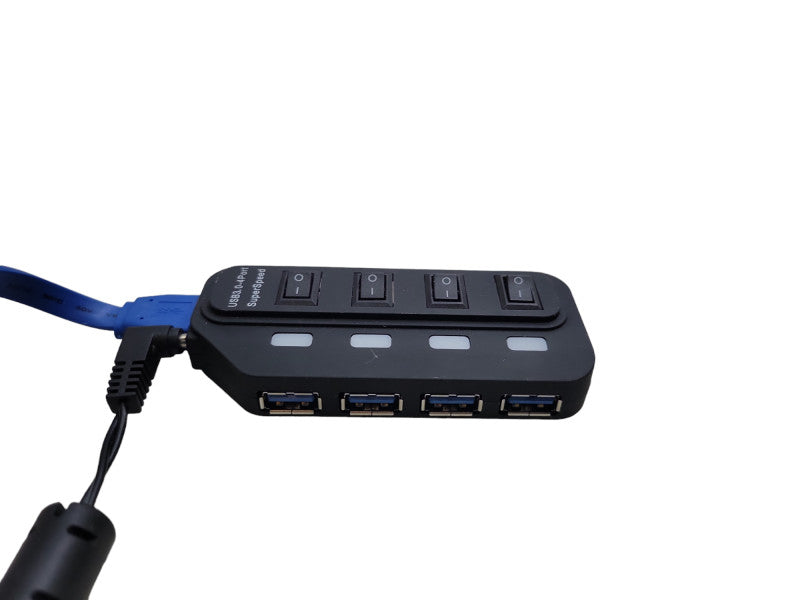 4-Port USB3 SuperSpeed powered Hub %