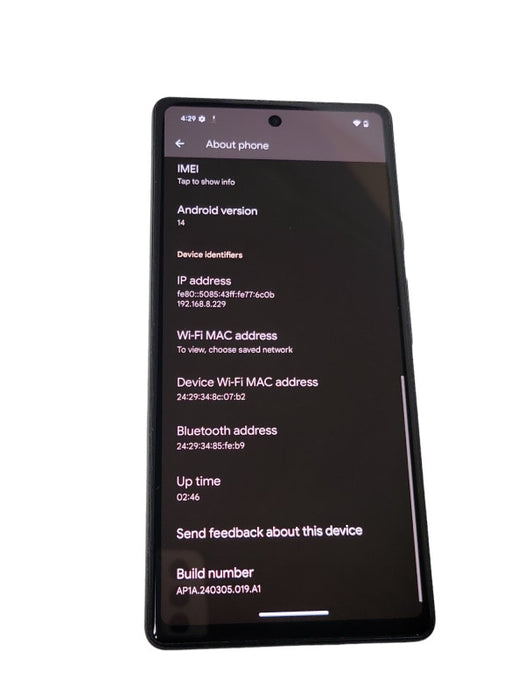 Google Pixel 6a - 128 GB, Unlocked phone _