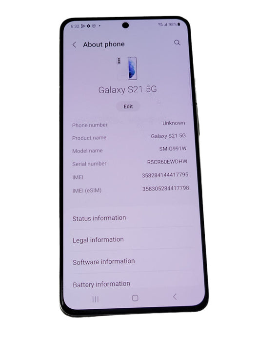 Samsung Galaxy S21 128GB 5G Smartphone _