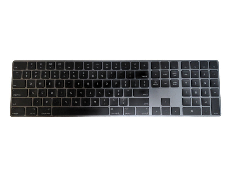 Apple Magic Wireless Keyboard with Numeric Keypad Space Gray Black, A1843