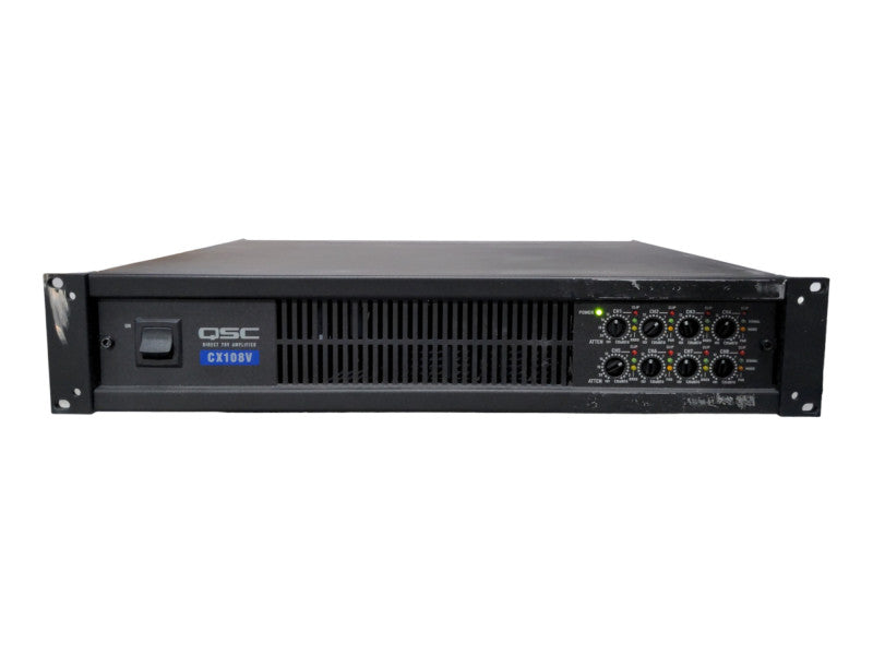 QSC CX108V CX 8-Channel 100W 70V Power Amplifier