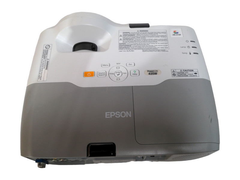 Epson PowerLite 435W H449A LCD Projector, Lamp hour: 788Hrs