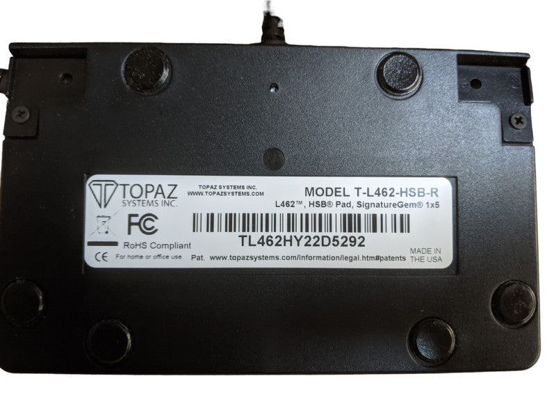 Topaz Systems | Electronic Signature Pad USB | T-L462-HSB-R  1x5\\" - with Stylus Q