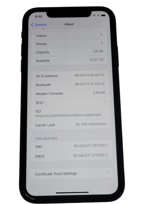 Apple iPhone 11 64GB unlocked phone READ description _