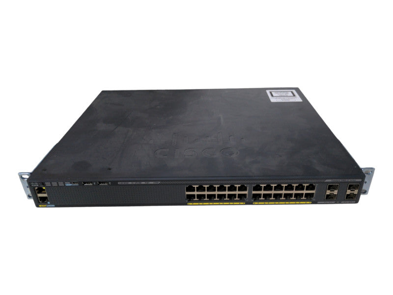 Cisco WS-C2960X-24PS-L, 24-Port Gigabit PoE+ 370W Switch, 4x SFP