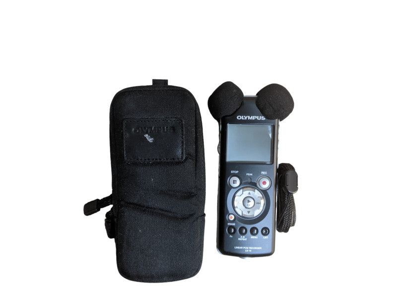 OLYMPUS LS-10 Linear PCM Voice Recorder Player with Case | No Batteries