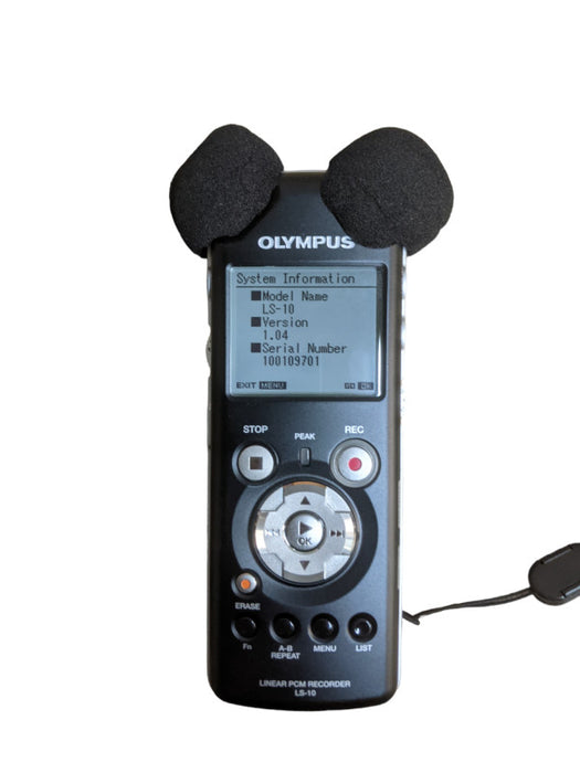 OLYMPUS LS-10 Linear PCM Voice Recorder Player with Case | No Batteries
