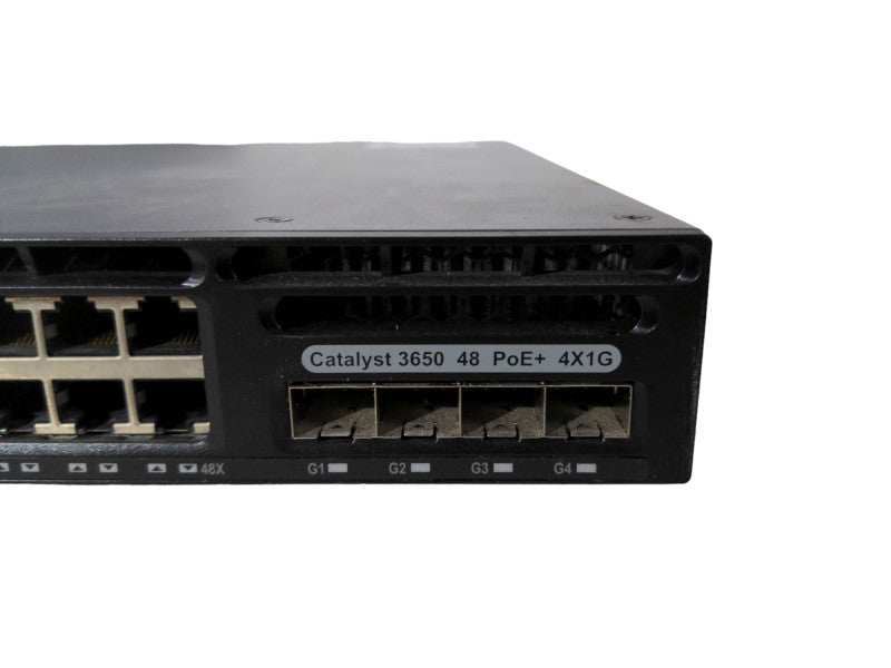 Cisco WS-C3650-48PS-L | 48-Port Gigabit PoE+ Switch | 4x SFP | 1x 640W PSU