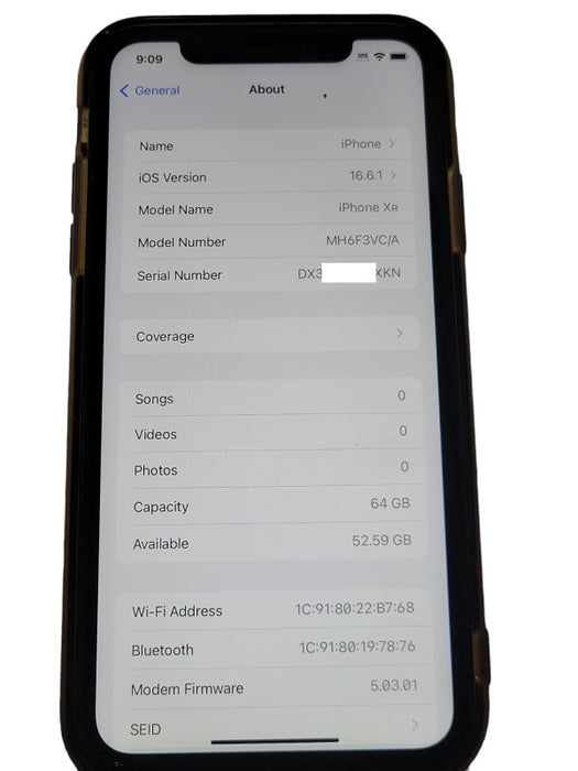 Apple iPhone XR 64GB unlocked phone _