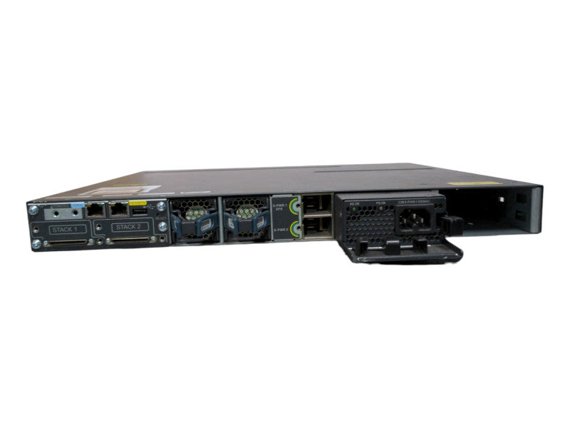 Cisco WS-C3750X-48P-S 48-Port Gigabit IP Base Switch, C3KX-NM-1G, 1x PSU