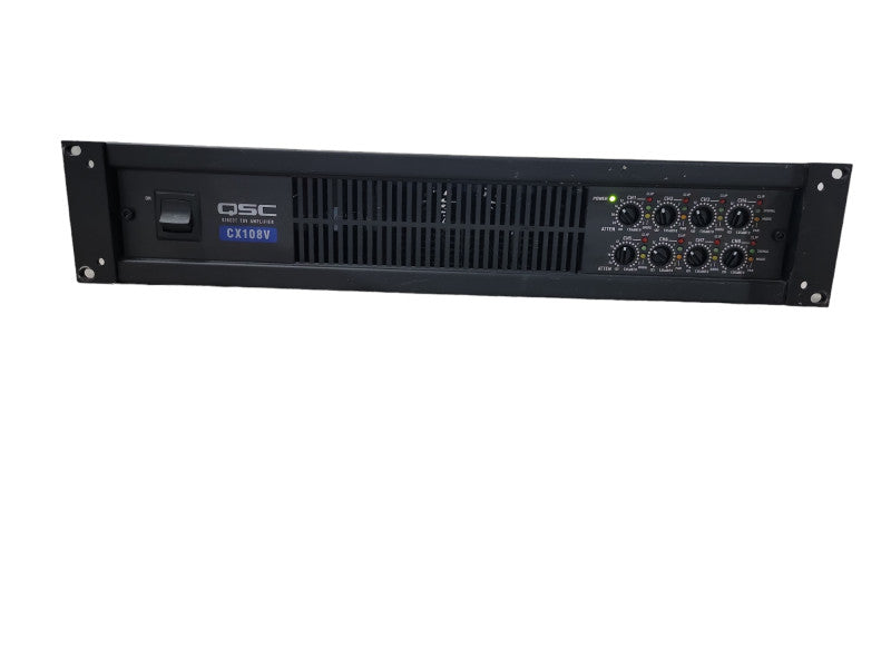QSC CX108V Audio Amplifier- 8 Channel