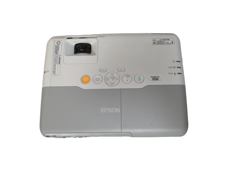 Epson Powerlite 915W H388A LCD Projector, Lamp hour 571 HRS
