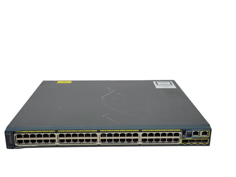 Cisco WS-C2960S-48FPS-L 48-Port Gigabit PoE w/ 4x SFP Network Switch  Q_