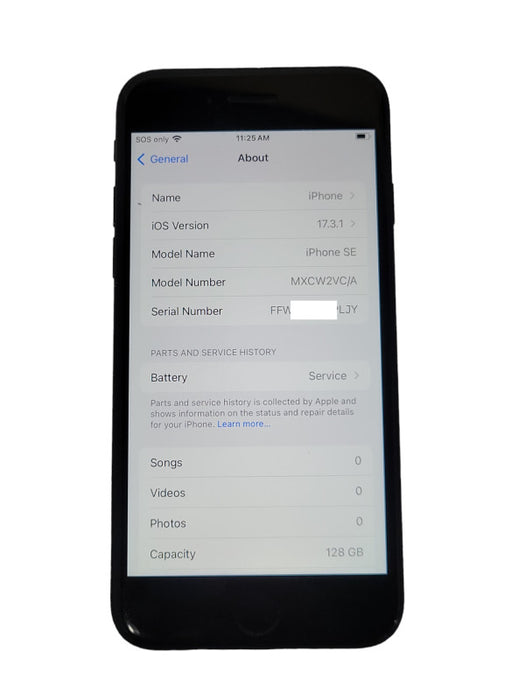 Apple iPhone SE 2nd Gen 128GB Unlocked phone, READ _