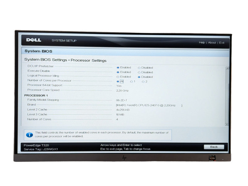 DELL PowerEdge T320 Intel Xeon E5-2407 0 @ 2.20Ghz 32GB RAM , H710 RAID  -