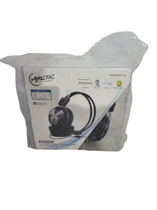 ARCTIC P402 Pro DJ-Style Stereo Headphones, in-Line Microphone Q!