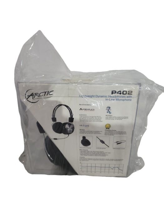 ARCTIC P402 Pro DJ-Style Stereo Headphones, in-Line Microphone Q!