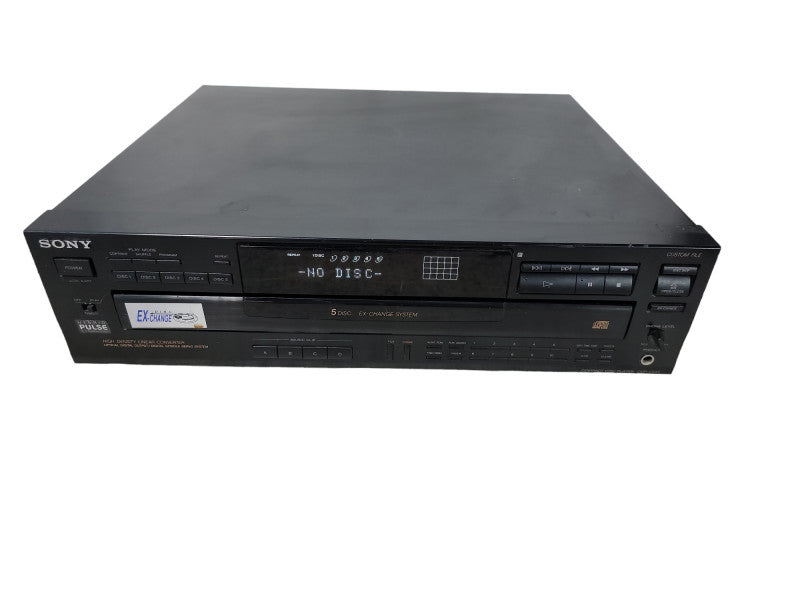 Vintage 1989 Sony 5 CD Compact Disc Changer CD Player Model CDP-C545