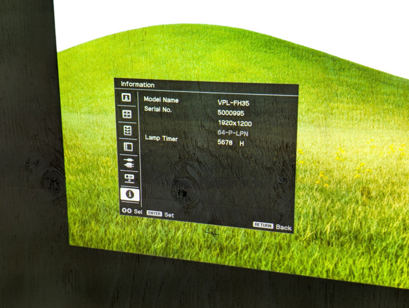 Sony VPL-FH35 Projector WUXGA 3LCD Large Venue Projector 5200 Lumens HDMI -