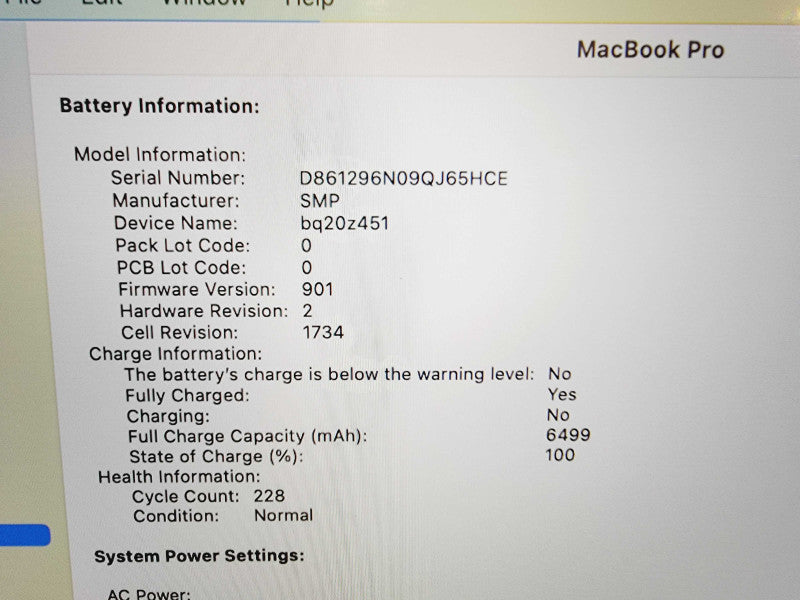 Apple Macbook Pro 2018 2018 16\\" 6-Core i9-8950HK @ 2.9GHz 16GB DDR4 512GB SSD (