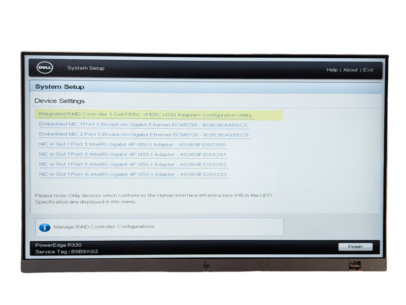 DELL PowerEdge R330 Intel Xeon E3-1230 v5 @ 3.40Ghz 32GB RAM H730 RAID  -