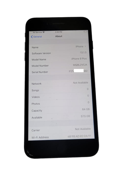 Apple iPhone 8 Plus 64GB UNLOCKED PHONE _