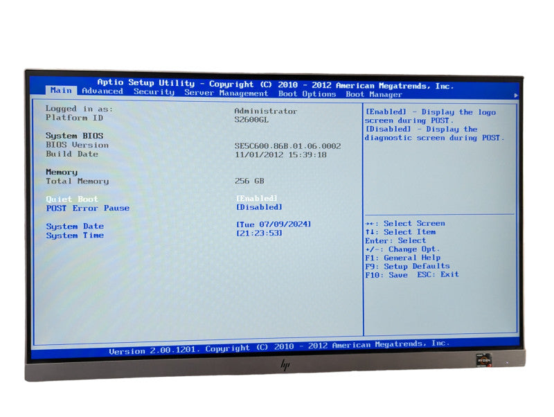 EMC KYBFP S2600GL 2x Intel Xeon E5-2658 0 @ 2.10Ghz 256GB RAM  Q-
