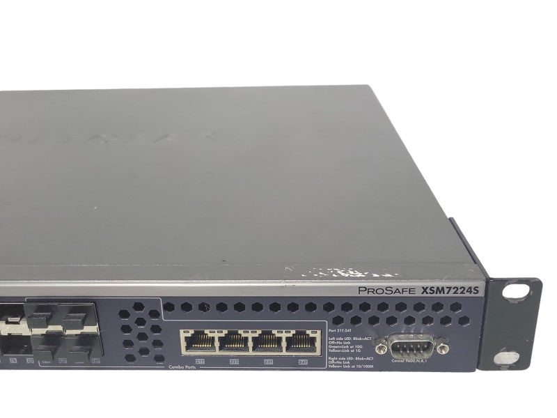 NetGear ProSafe 24-Port 10 Gigabit Managed L2+ Stackable Switch XSM7224S !