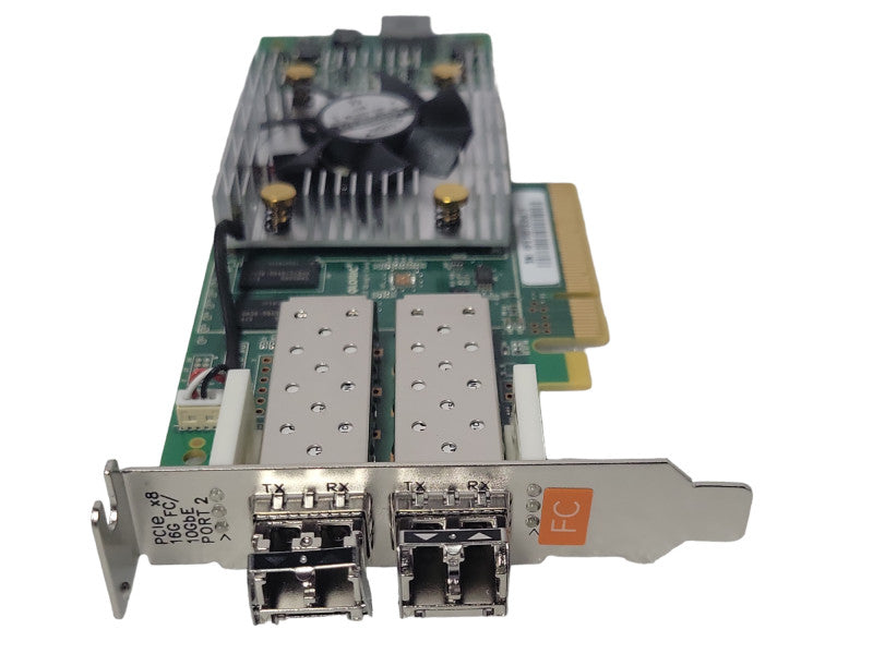 Qlogic QLE2672 16Gb Dual Port SFP+ Fibre Channel HBA Server Card, LP Bracket _