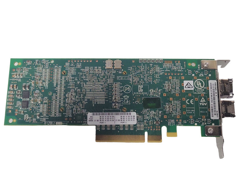 Qlogic QLE2672 16Gb Dual Port SFP+ Fibre Channel HBA Server Card, LP Bracket _