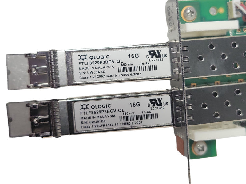 Qlogic QLE2672 16Gb Dual Port SFP+ Fibre Channel HBA Server Card, LP Bracket _