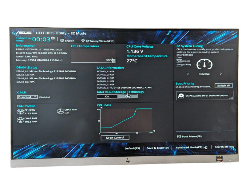 Custom 4U Rack PC ASUS PRIME H270M-PLUS USB-C Intel Core i5-6500 16GB RAM  -