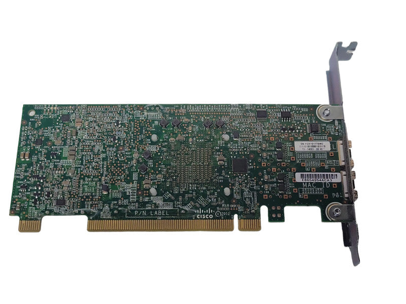 Cisco Dual Port 10GB Network Card Full Height No SFPs UCSC-PCIE-CSC-02 _