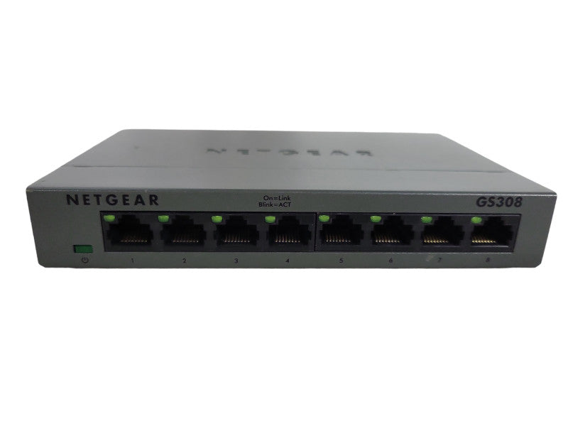 NETGEAR GS308 v2 8-Port Gigabit Ethernet Desktop Switch !