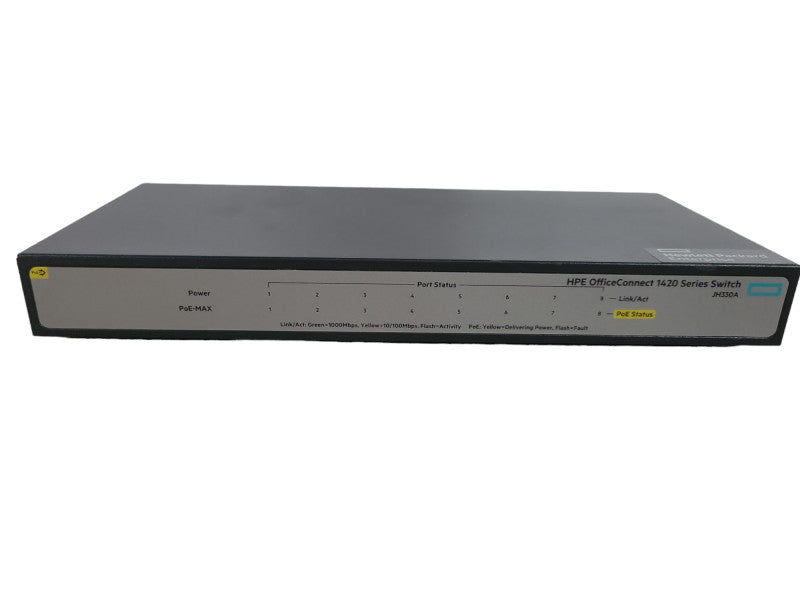 HP OfficeConnect 1420 8G PoE+ (64W) Switch - JH330A !