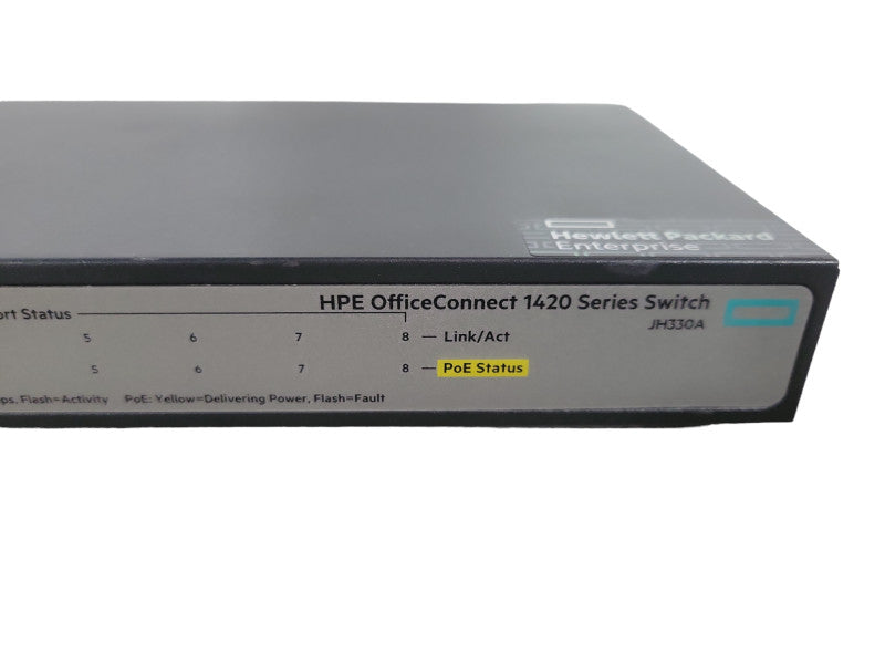 HP OfficeConnect 1420 8G PoE+ (64W) Switch - JH330A !