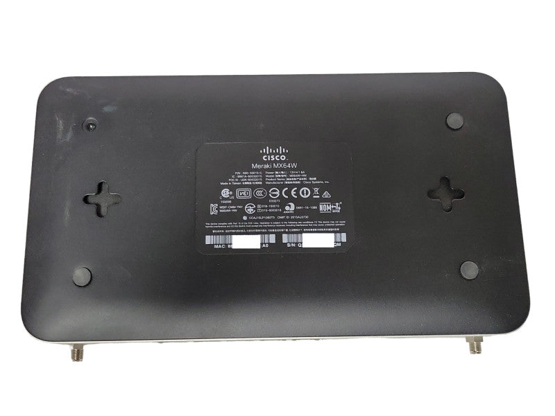 Cisco Meraki MX64W MX64W-HW Cloud Managed Security Firewall Appliance, READ Q_