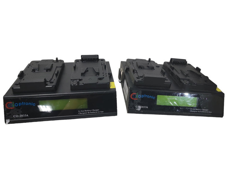 2x Optronic CO-2033A - Lithium Ion Battery Charger