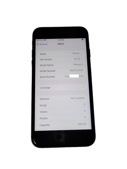 Apple iPhone 8 256GB Unlocked Smart Phone _